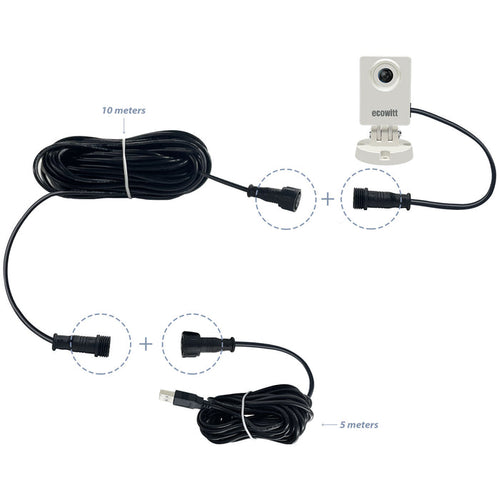 10m 2 Pin Extension Cord for HP10 - Ecowitt
