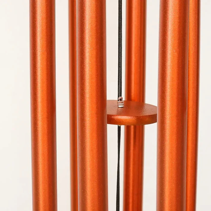 Premium 30-Inch Copper Wind Chime on a white background