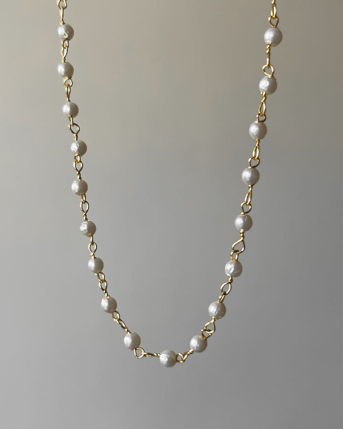 3mm Gold pearl chain | 1 meter