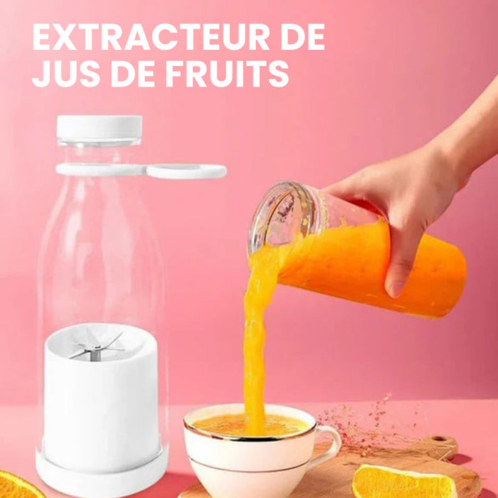 60%✨Vente directe d'usine✨ Extracteur de Jus Portable Best-Seller | 🌟 Savourez du jus frais à tout moment, partout ! -Remifa®