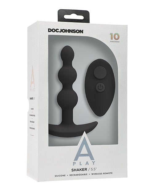 Doc Johnson A Play Shaker product packaging on a white background