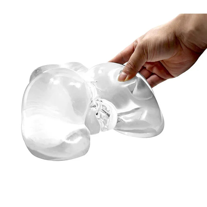 Adam & Eve Peek-A-Booty Crystal Clear Masturbator