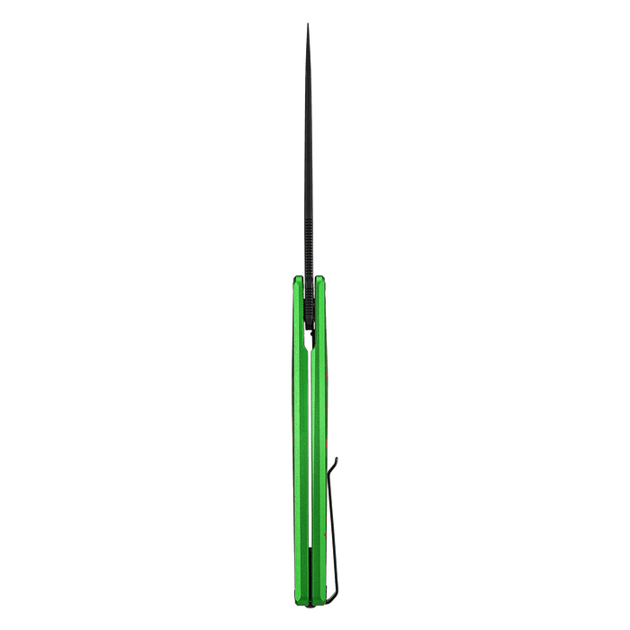 AION Zombie Green Flipper Folding Pocket Knife