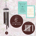 Anniversary Gift Personalized Engraved wind chime WCP29
