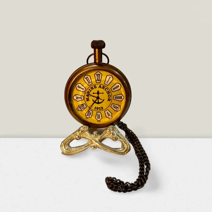 Antique Engraved Pocket Watch and chain