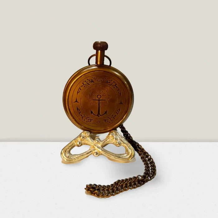 Antique Engraved Pocket Watch and chain