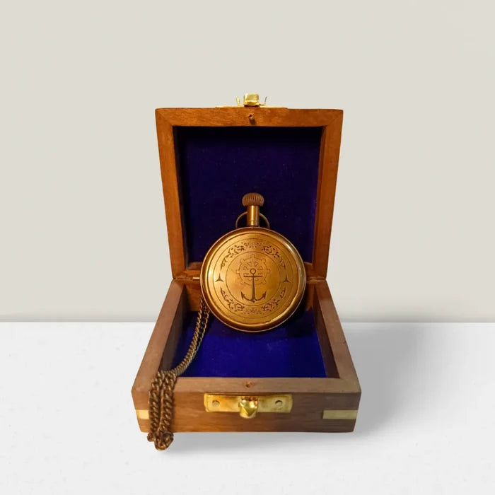Antique Engraved Pocket Watch and chain