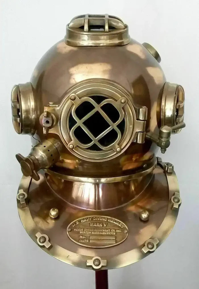Vintage Diver Helmet for Nautical Décor and Collection