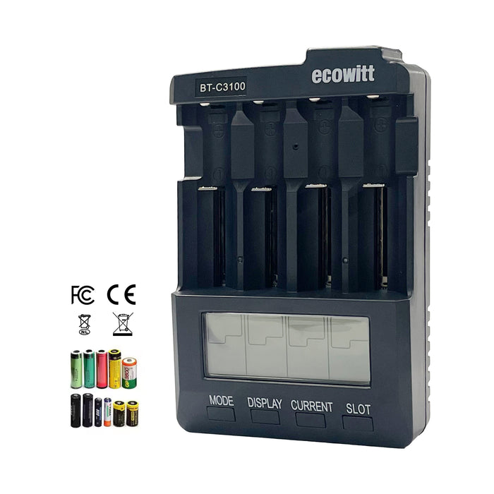 Battery Charger BT-C3100 V2.2 – For NiMH, NiCd and Li-ion (3.6V–3.7V) Rechargeable Batteries