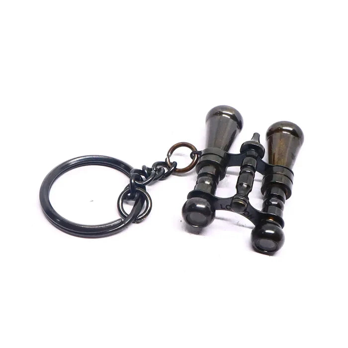 Brass Black Binocular Key Ring BBBKR01