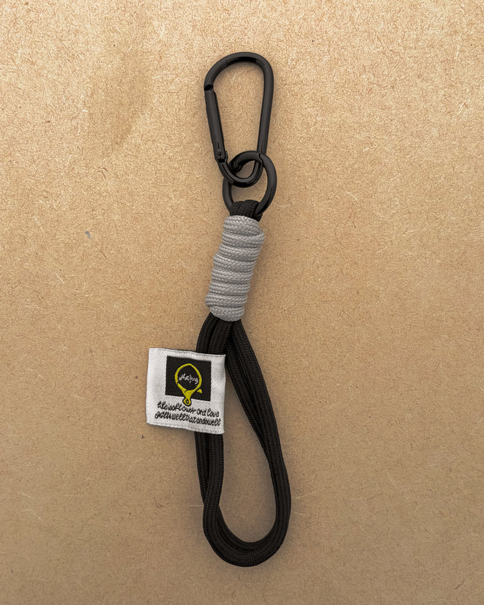 Black keychain thread - 1 pc