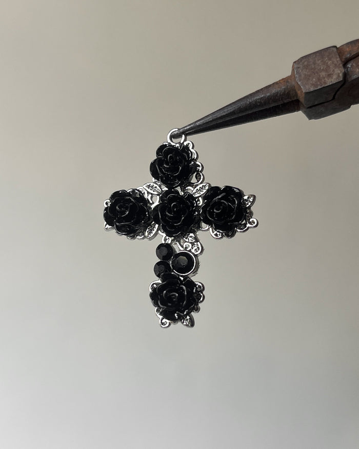 Black rose cross