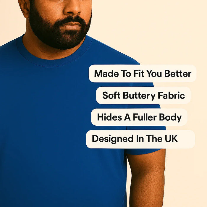 Black Single Fitted Man's T-Shirt