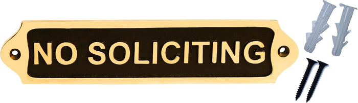 No Soliciting