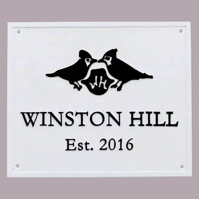 Brass Plate engraving | Custom Name Plaque in white background