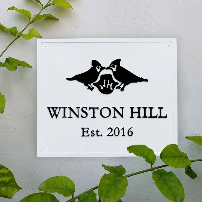 Brass Plate engraving | Custom Name Plaque in white background