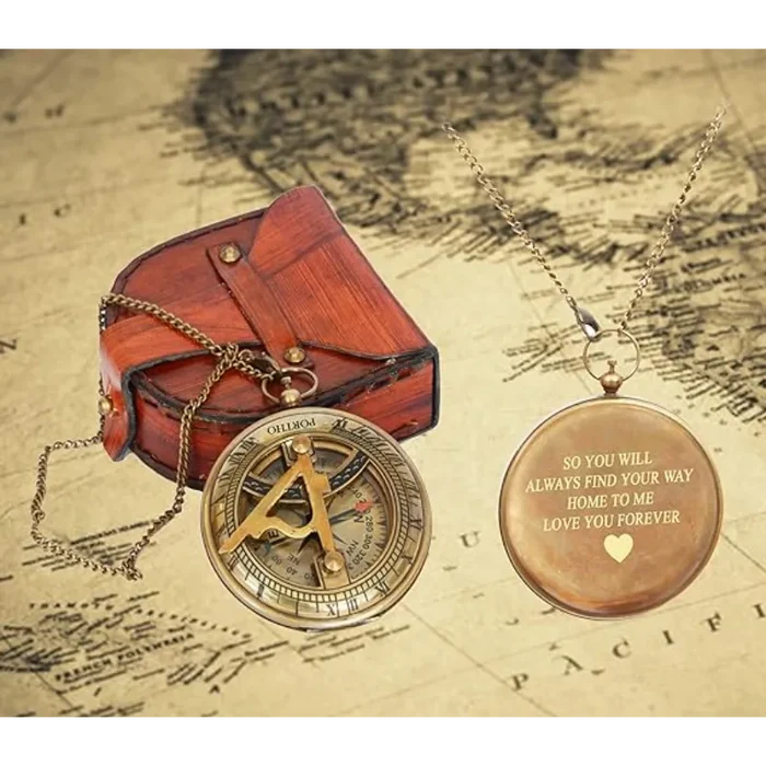 Sundial Compass: Find Your Way Engraving - Shop Now