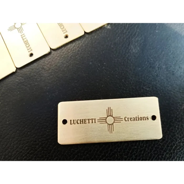 brass label plate