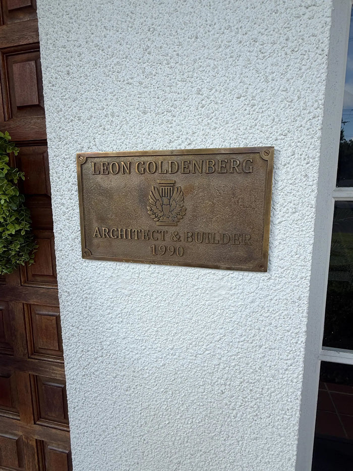 Bronze House Name Signs | Custom Bronze Address Plaque