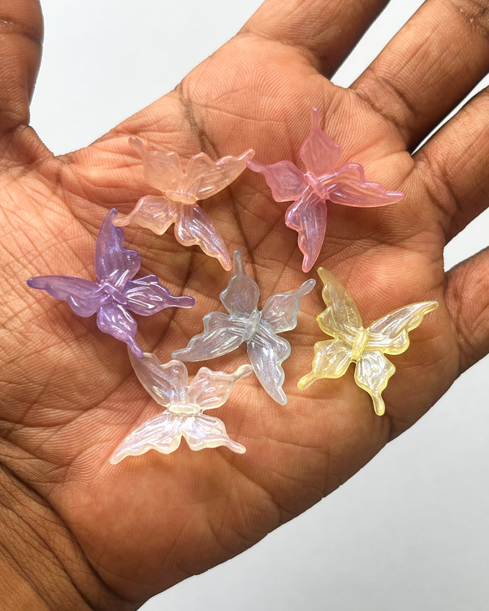 Butterfly beads // 50 grams