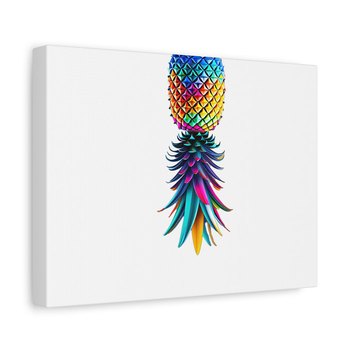 Canvas Print - Colorful Upside Down Pineapple