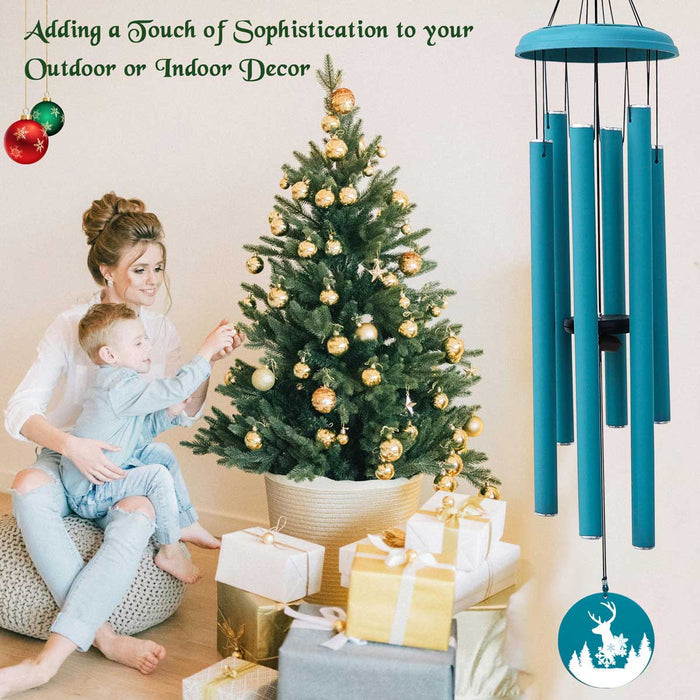Christmas wind chime  for indoor and outdoor christmas decor