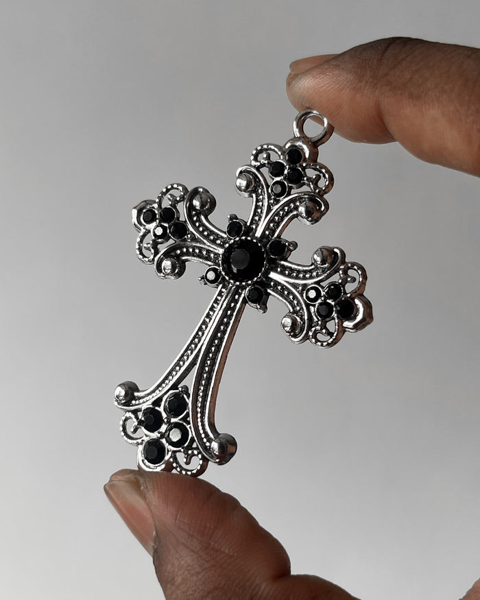 Chunky black cross