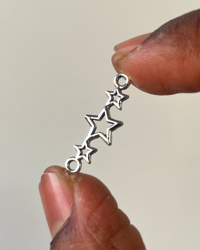 Connector Star Charm - 10 pc