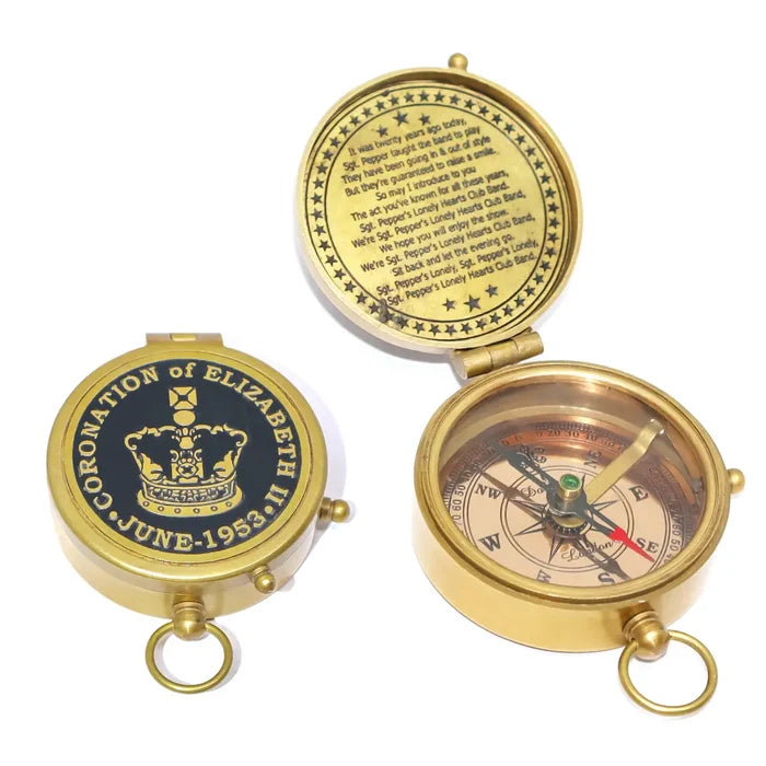 Corporation Of Elizabeth Brass Compass BC113