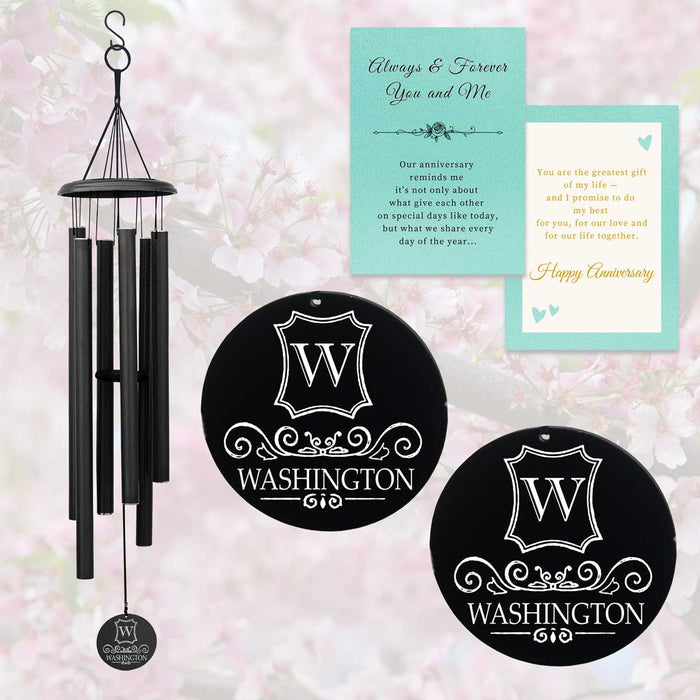 Couples Name Wind Chime CWC105