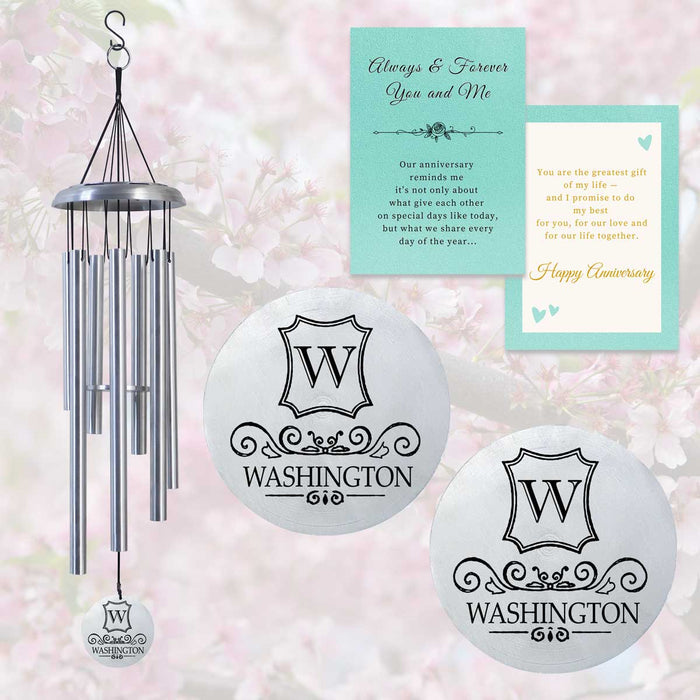 Couples Name Wind Chime CWC105