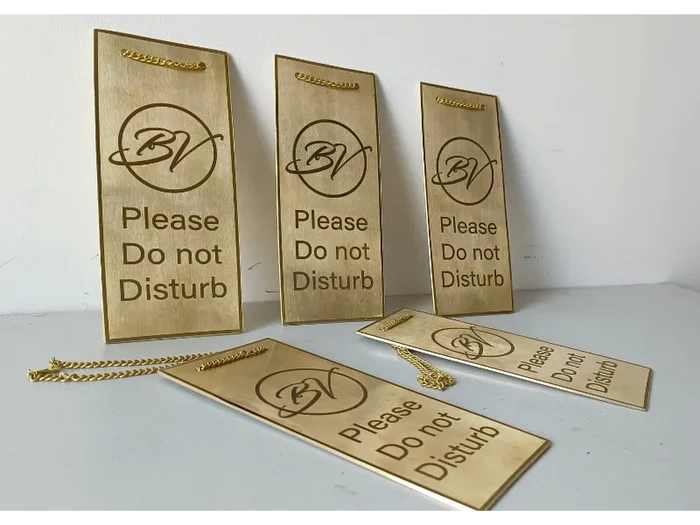 Solid brass custom tag brass - label plate engraved
