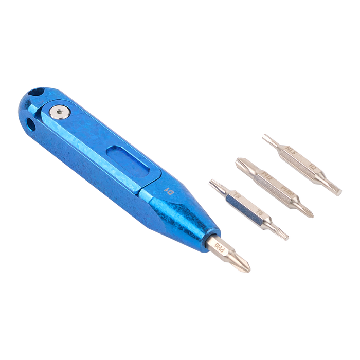 D1 Snowflake Blue EDC Multi-Bit Driver