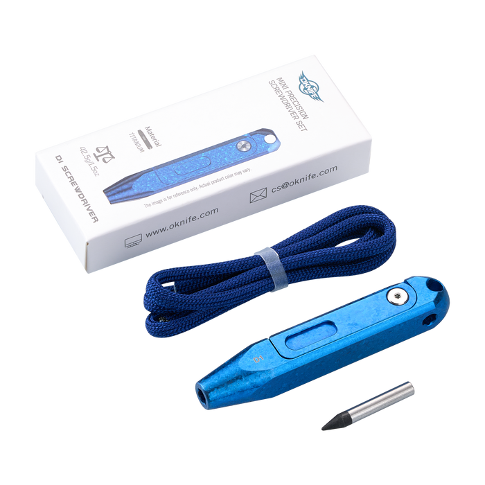 D1 Snowflake Blue EDC Multi-Bit Driver