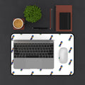 Desk Mat - Upside Down Pineapple Design