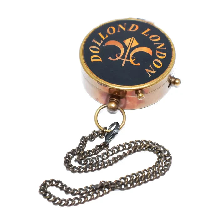 Dollond London Flat Brass Compass BC117