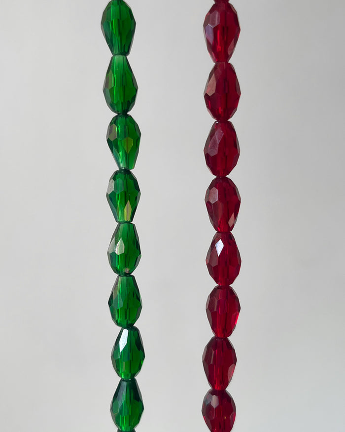 Drop Crystal Beads | 8mm | 1 line