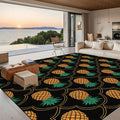 Elegant Upside-Down Pineapple Large Area Rug Floor Carpet (5:4)