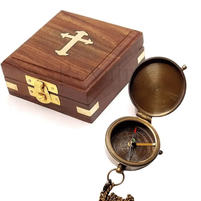 Wooden Box with Engraving / Antique / Without Engraving