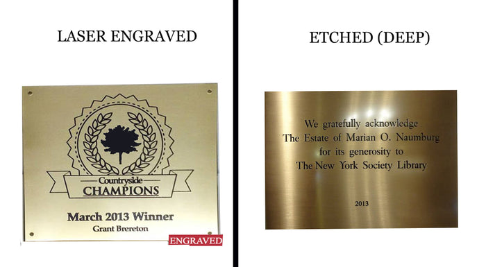 Custom Brass Engraved Name Tag