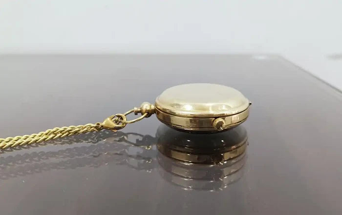 Luxury engraved pocket watch gift for men