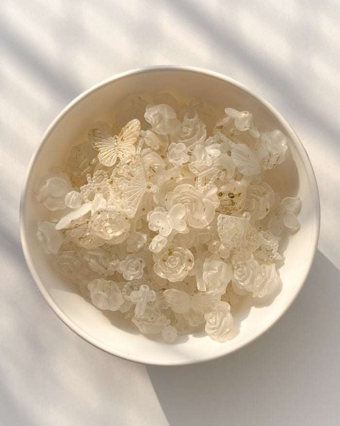 Frost white Bead soup // 50 gms pack