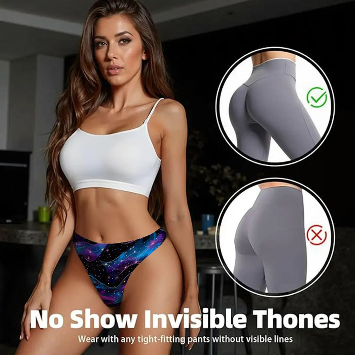 Galaxy Blue Thongs for Women