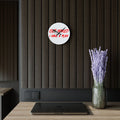 Get Naked Wall Clock – Fun Acrylic Timepiece for Bathroom Decor
