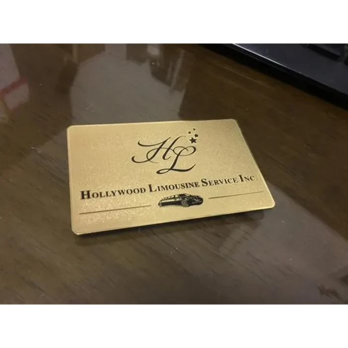 Gold Metal Business Cards – Luxury Custom Engraved Cards