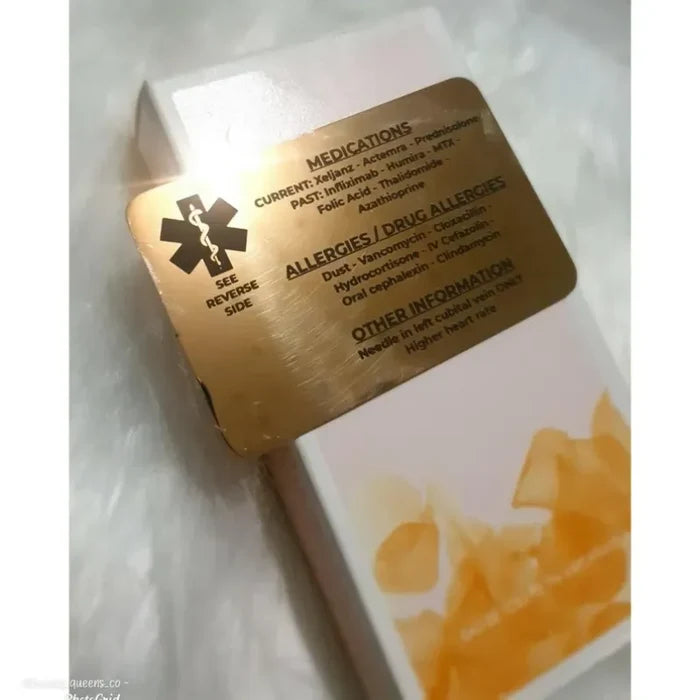 Gold Metal Business Cards – Luxury Custom Engraved Cards