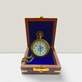 Vintage Gold Pocket Watch – Open Case Display