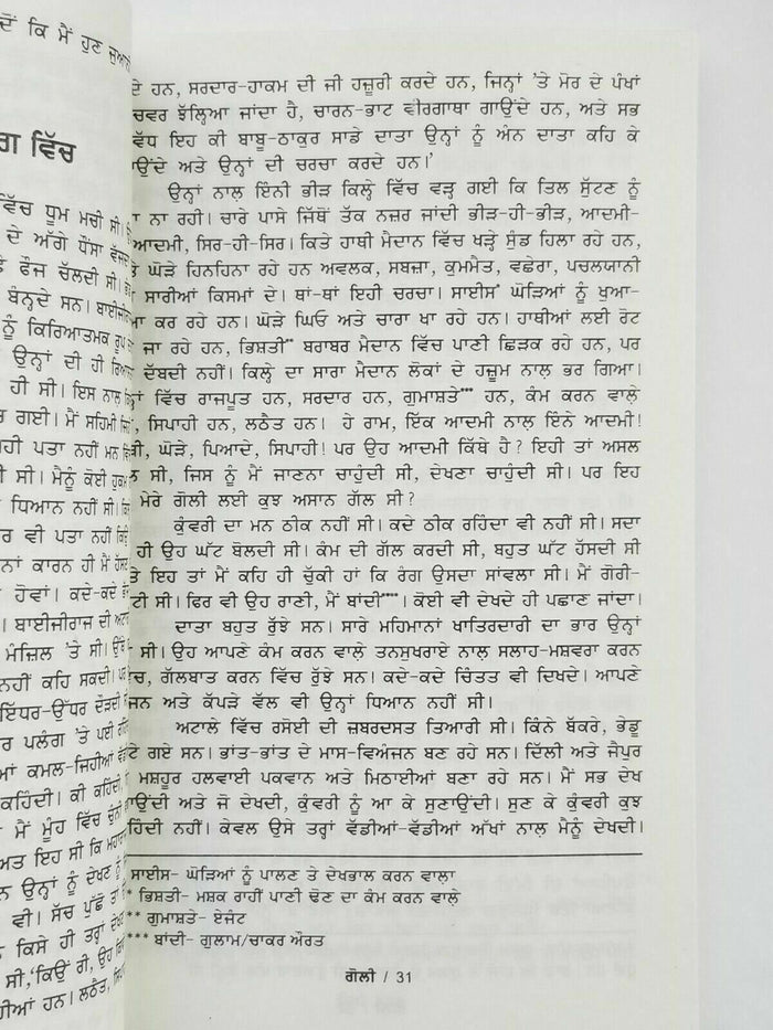 Goli novel on salvery in rajasthan royals acharya chatursen panjabi punjabi book