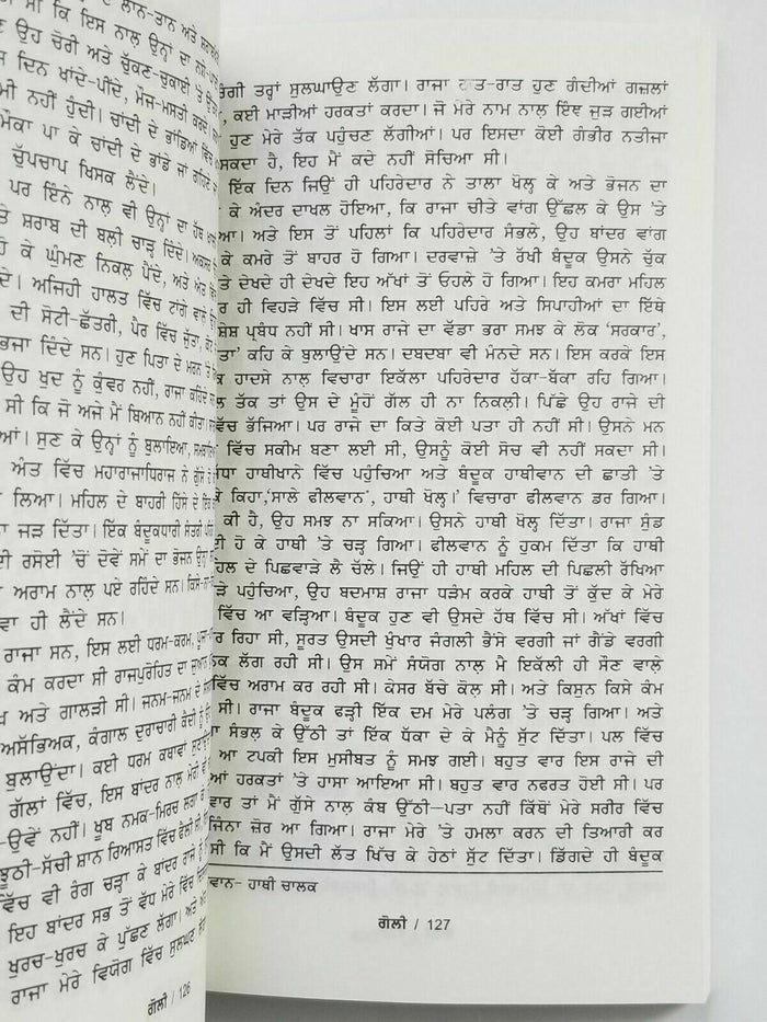 Goli novel on salvery in rajasthan royals acharya chatursen panjabi punjabi book