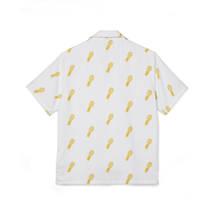 Hawaiian Camp Shirt - Pineapple Design for Men
